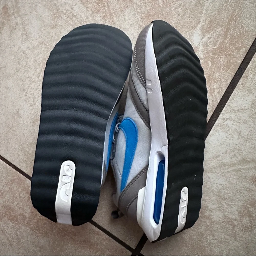 Nike Air Max Dawn Gray and Blue Sneakers youth size
